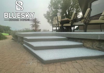 Stairs Rubber Crumb Paving