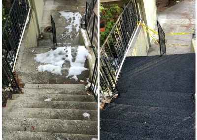 Stairs Rubber Crumb Paving